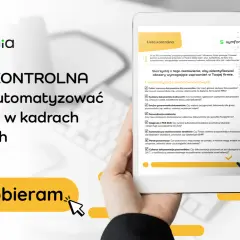 Lista kontrolna: jak zautomatyzować procesy w kadrach i płacach, by usprawnić naliczanie wynagrodzenia zasadniczego. Pobierz teraz!