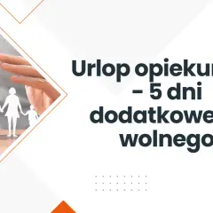 Ręce chroniące sylwetki rodziny. Tytuł: Urlop opiekuńczy – 5 dni dodatkowego wolnego. RBH Biuro Rachunkowe.