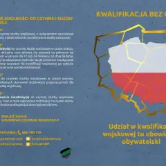 Kategorie wojskowe: A (zdolny), B (czasowo niezdolny), D (niezdolny w czasie pokoju), E (trwale niezdolny). Kwalifikacja wojskowa to obowiązek.