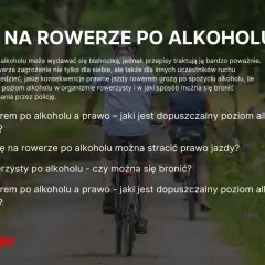 Dwóch starszych panów jedzie na rowerach po lesie. Temat: jazda rowerem po alkoholu i jej konsekwencje.