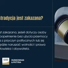 Kiedy ekstradycja jest zakazana? Wyjaśnienie, co to jest ekstradycja i kiedy jej się odmawia, np. w przypadku przestępstw politycznych.