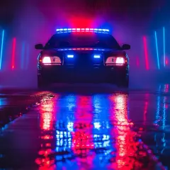 Światła policji: Co oznaczają różne kolory? Wyjaśnienie