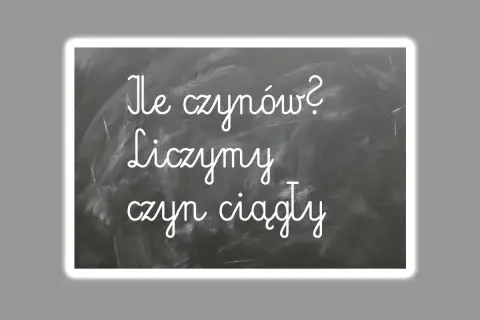 Na tablicy napisano: "Ile czynów? Liczymy czyn ciągły". To art. 12 kk.